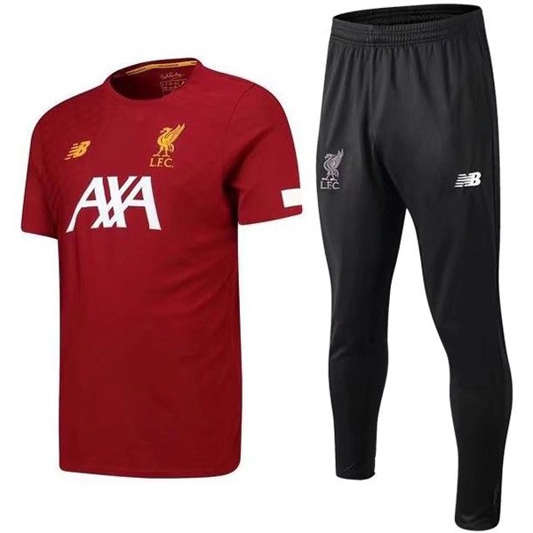 Camiseta de Entrenamiento Liverpool Conjunto Completo 2019 2020 Rojo Negro